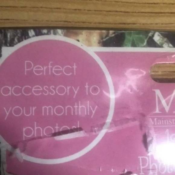 MSC Mainstreet Collection 1st Year Photo Stickers Baby Girl Camo Pink - Picture 13 of 13